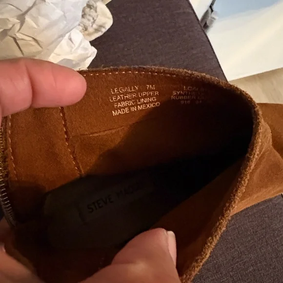 Steve Madden Suede Ankle Boots - Picture 5 of 5